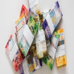Fake Swiss francs for sale