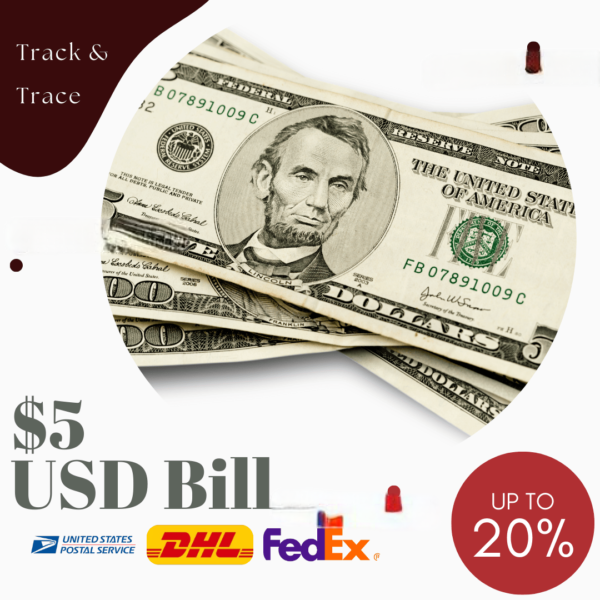 Counterfeit 5 USD Bills