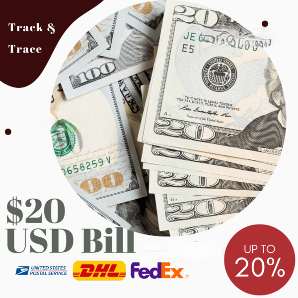 Counterfeit 20 USD Bills